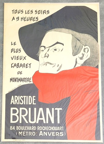 Affiche originale cabaret - cabaret, le