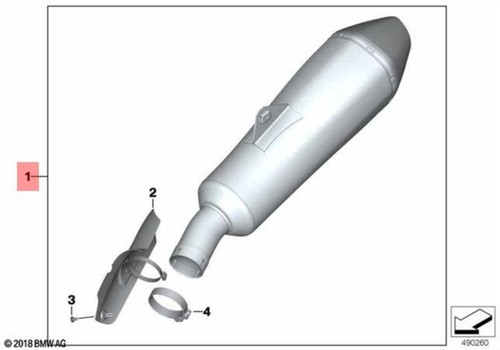 Bmw genuine exhaust pipe - exhaust,