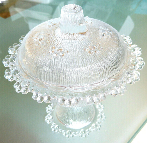 Bonbonnière verre moulé - en,