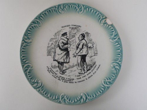 Ancienne assiette digoin - digoin, &