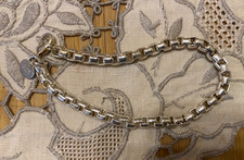 bracelet en maille   argent