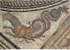 Art - Mosaique - Vaison la Romaine - Musée Archéologique - Mosaique de la Villa