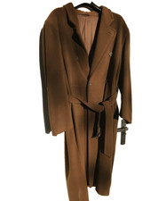 Hugo Boss pardessus manteau long croisé T.48 XL cachemire ?