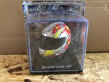 DIE CAST Casques Moto GP " Olivier Jacque - 2000 " Échelle 1/5 Altaya