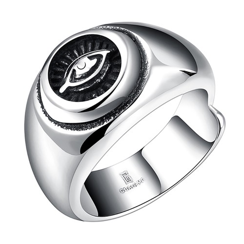 Bague chevalière illuminati - chevalière,