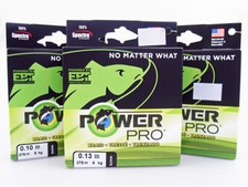 PowerPro White 275m 0.10mm - 0.28mm Braided Line Tresse Made in USA