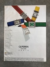 Publicité de presse 1994 Montres O.J. PERRIN