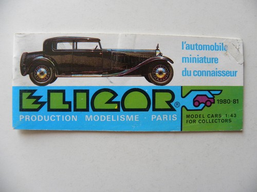 Mini catalogue miniatures