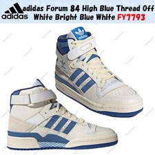 adidas Forum 84 High Blue Thread Off White Bright Blue White FY7793 Homme Taille