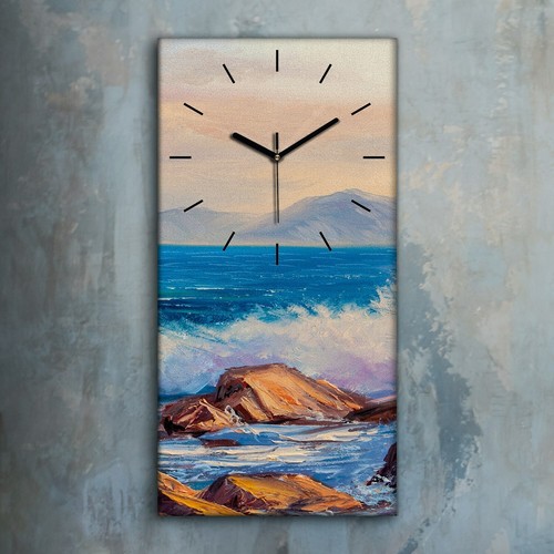 Horloge décorative sur toile