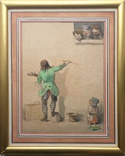 Tableau "Le peintre de rue"