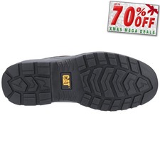 Bottes De Sécurité En Cuir Pour Hommes Caterpillar Striver S3 À Lacets Marron