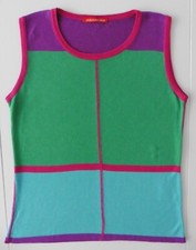 Pull multicolore sans manches