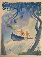 Canoe Kayak by Uzelac original