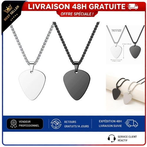 Collier pendentif médiator