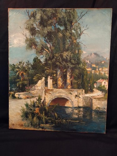 Hyeres les palmiers tableau - palmiers,