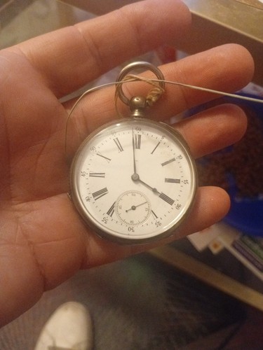 Montre gousset argent avec - montre,