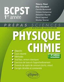Physique chimie bcpst 2e - physique-chimie,