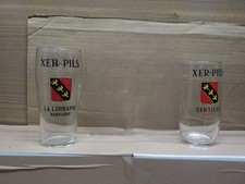 2 VERRE ANCIEN BIERE BRASSERIE