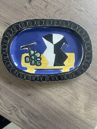 Ancien plat céramique - plat,