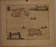 CARTE ANCIENNE GERNESEY ET