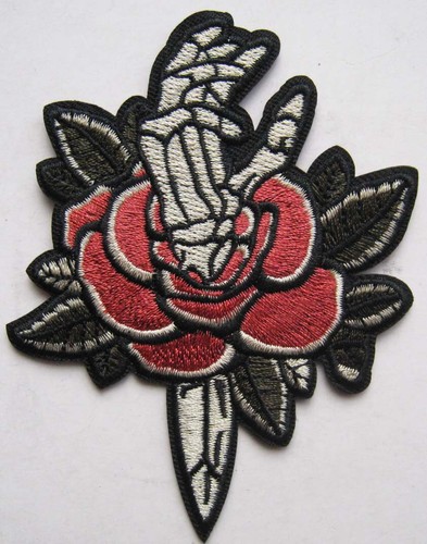 Patch faucheuse rose - la,