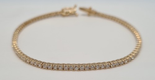 Rivière jaune 14 carats - en,