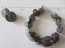 28 x bouton ancien chasse dumont d'urville mont saint michel cerf sanglier etc