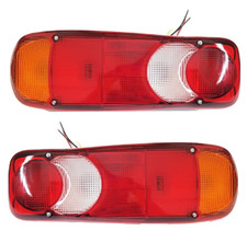 2x Feux Arrière 12/24V Ampoules Camion Remorque Benne Caravane Châssis Camper #
