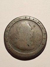 ROYAUME-UNI 2 Pence "Roue de charrette" Georges III 1797.