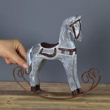 Figurine De Cheval à Bascule En Bois   cadeau Pour  Des Mères