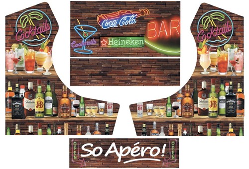 Stickers bartop cocktail - stickers,
