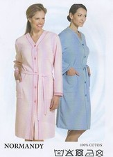 ROBE DE CHAMBRE 100 % COTON