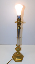 -JOLI PIED DE LAMPE à POSER XXe LAITON & Métal déco VINTAGE COLLECTION  D