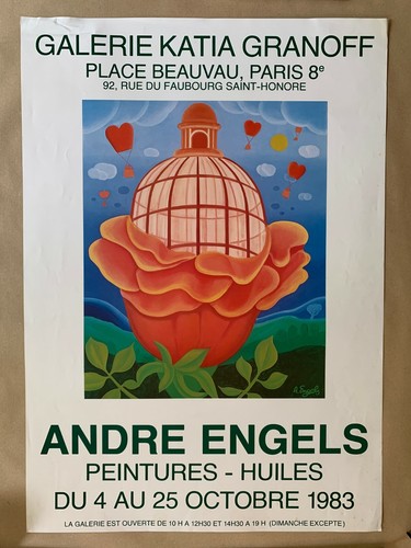 Andre engels offset lithograph - engels,