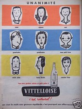 PUBLICITÉ 1958 VITTELLOISE