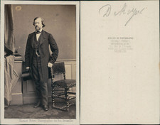 Guémar, Bruxelles, Nicaise De Keyser CDV vintage albumen carte de visite.Nicai
