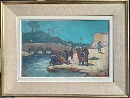 Huile sur panneau - , orientaliste