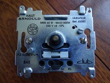 ARNOULD CLUB VINTAGE VARIATEUR INTERRUPTEUR 65082 POUR HALOGENE INCANDESCENCE