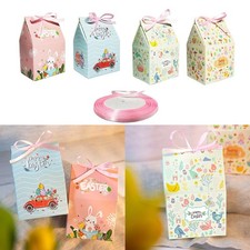 Ensemble de boîtes à bonbons colorées de Pâques 24 boîtes-cadeaux en carton