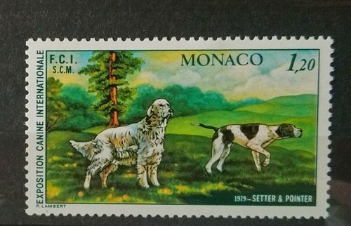 Monaco timbre 1208 chien - monaco,