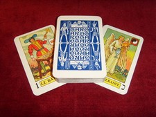 RARE: Tarot ésotérique Knapp Hall style Oswald Wirth symbole hébreu kabbale 1929