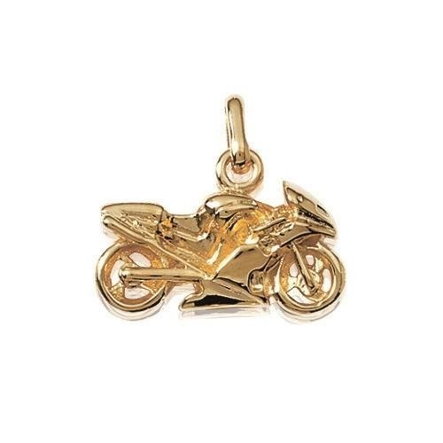 Pendentif moto plaqué - pendentif, en