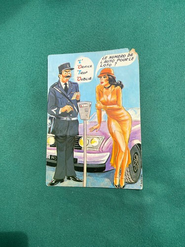 Carte humour fantaisie - carte, cp