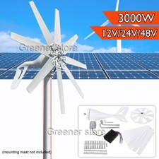 3kW 8 Lames 12/24V 48V Turbine