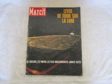 PARIS MATCH N°1027 JANVIER 1969 LEVER DE TERRE SUR LA LUNE CONQUETE SPATIALE