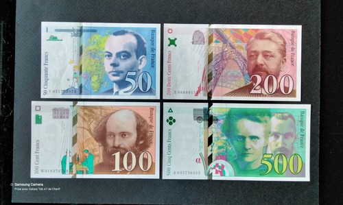 Billets neufs unc 50fr - 4, st