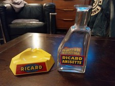 CENDRIER ET CARAFE RICARD VINTAGE NEUF ET ANCIEN EN PARFAIT ETAT