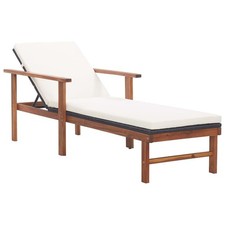 Bois d'Acacia Chaise Longue et