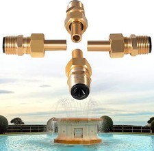 4 Pack 590041 R0560400 Swimming Pool Spa Brass Deck Jet Nozzle for Zodiac